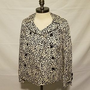 Printed J. Crew Blazer Size 4
